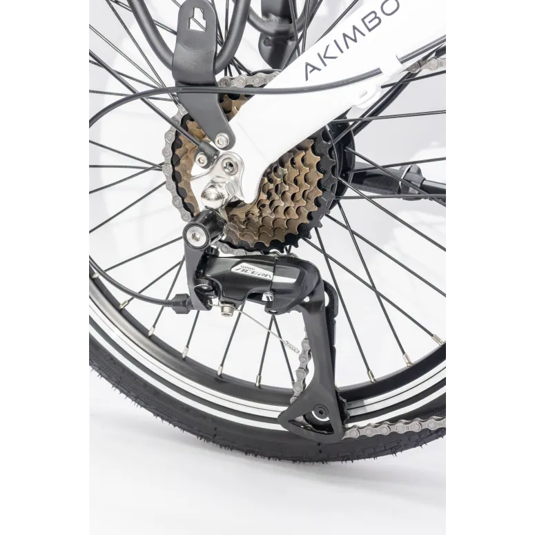 Rower Elektryczny Damski Męski Składany 20" SHIMANO LCD Składak 250 W Alu