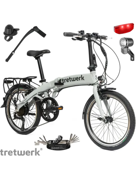 Rower Elektryczny Damski Męski Składany 20" SHIMANO LCD Składak 250 W Alu