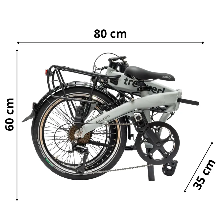 Rower Elektryczny Damski Męski Składany 20" SHIMANO LCD Składak 250 W Alu