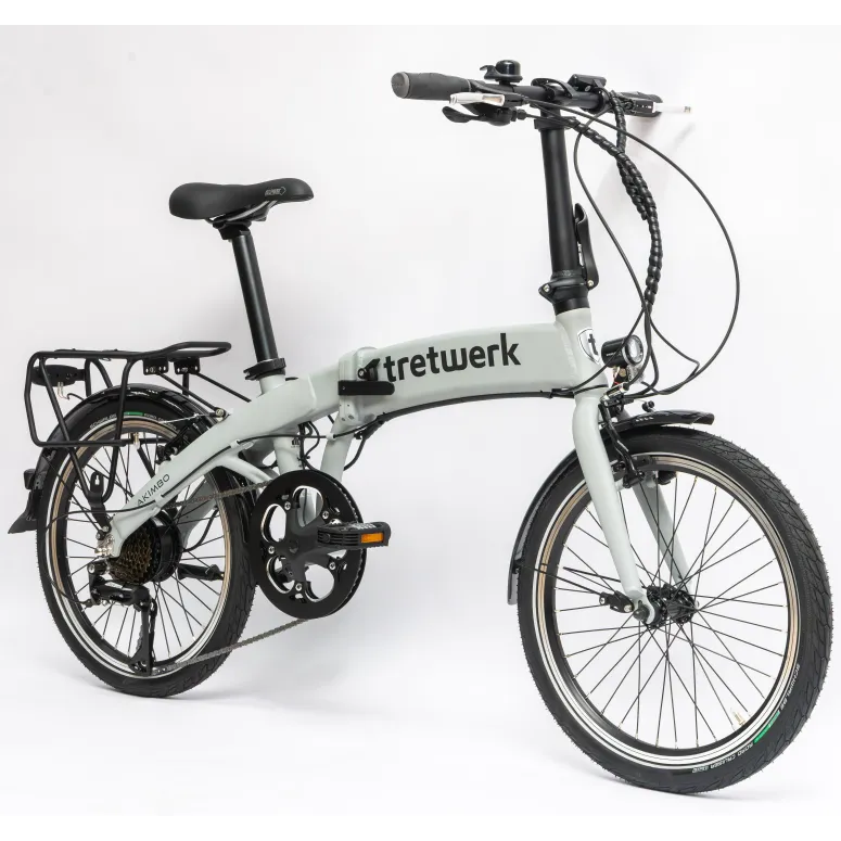 Rower Elektryczny Damski Męski Składany 20" SHIMANO LCD Składak 250 W Alu