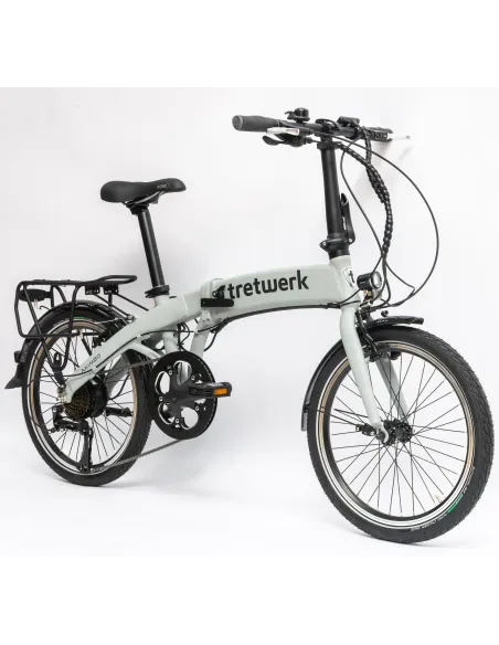 Rower Elektryczny Damski Męski Składany 20" SHIMANO LCD Składak 250 W Alu