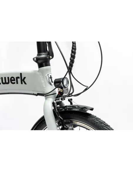 Rower Elektryczny Damski Męski Składany 20" SHIMANO LCD Składak 250 W Alu