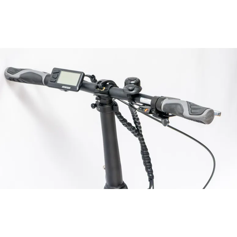 Rower Elektryczny Damski Męski Składany 20" SHIMANO LCD Składak 250 W Alu