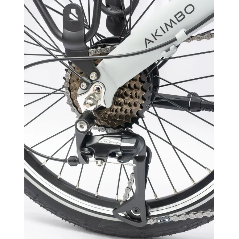 Rower Elektryczny Damski Męski Składany 20" SHIMANO LCD Składak 250 W Alu