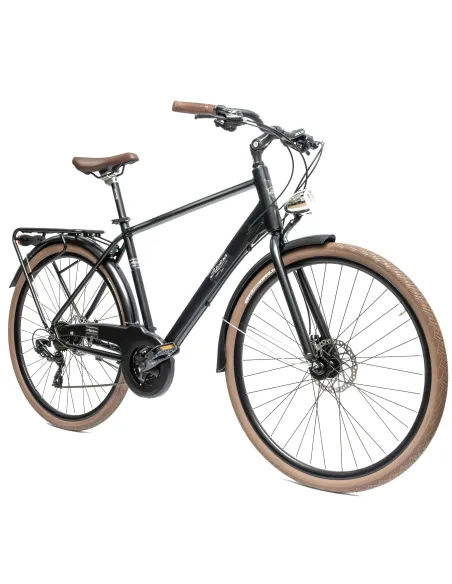 Rower Męski Miejski Koła 28" Aluminium Tarcze Oświetlenie Stopka Shimano