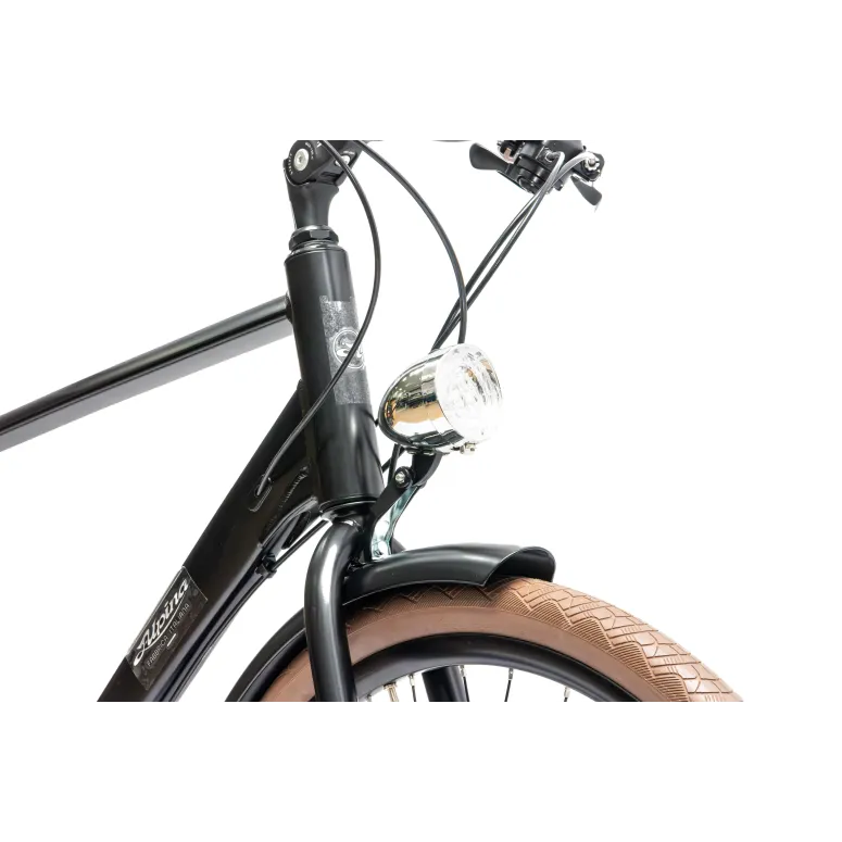 Rower Męski Miejski Koła 28" Aluminium Tarcze Oświetlenie Stopka Shimano