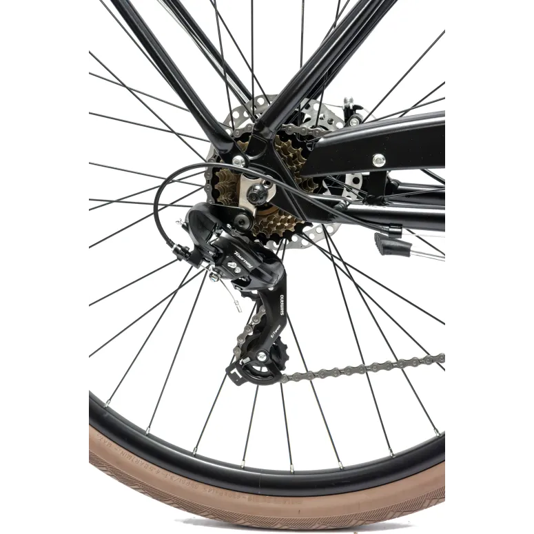 Rower Męski Miejski Koła 28" Aluminium Tarcze Oświetlenie Stopka Shimano