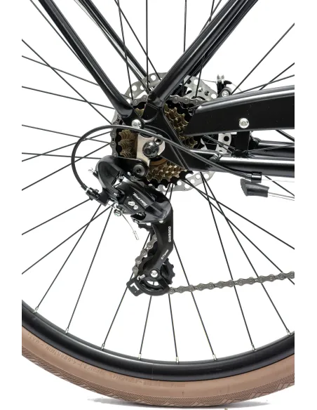 Rower Męski Miejski Koła 28" Aluminium Tarcze Oświetlenie Stopka Shimano