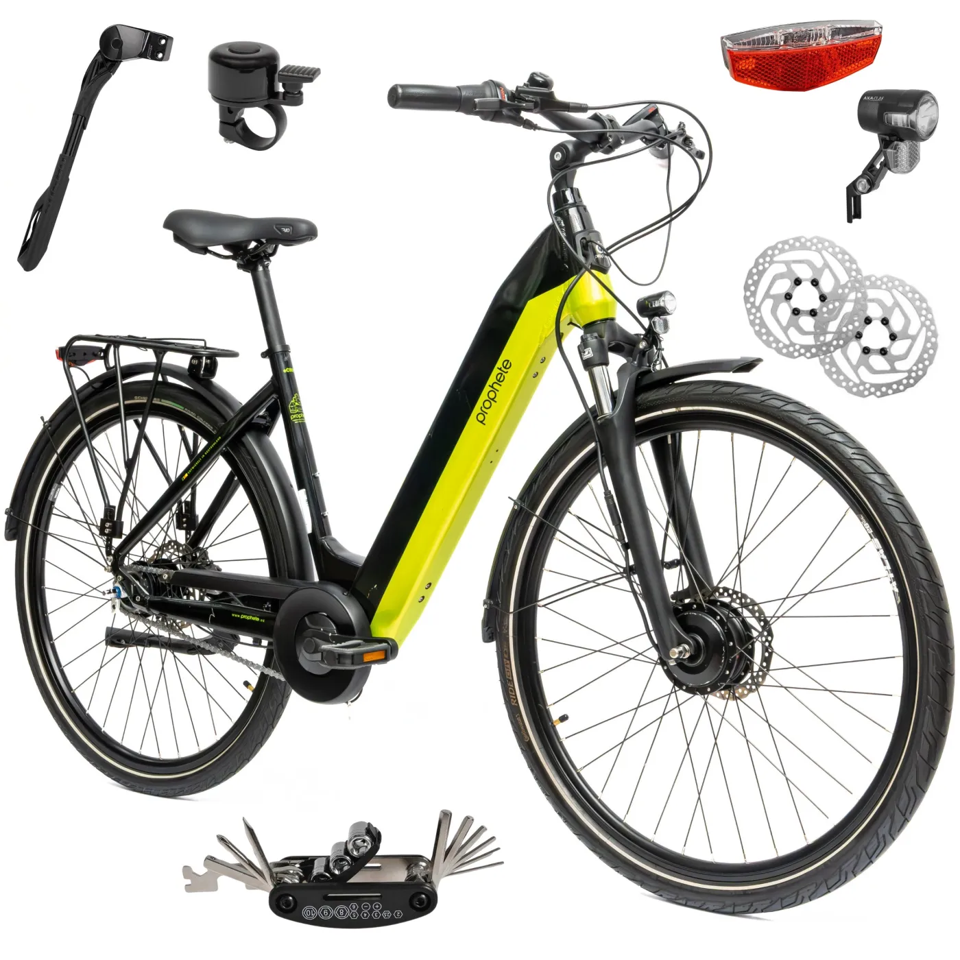 Elektryczny Rower Miejski 28 Alu Damski Męski Hydraulika Nexus 7 Światła