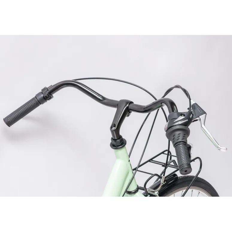 Rower Miejski Damski 28" Stal V-brake 6-biegów Revo Światła Dzwonek Stopka