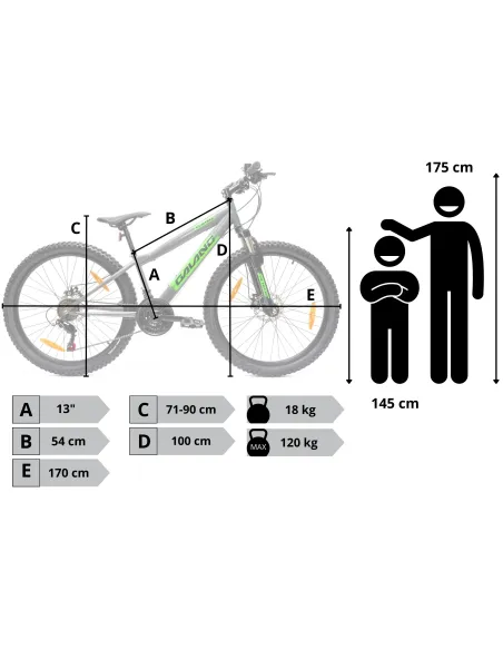 Rower Górski Młodzieżowy 26" MTB Tarcze 18 Biegów Shimano Odblaski Dzwonek