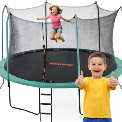 Trampolina Ogrodowa z Siatką Drabinka Bestway Xtreme Air 427 x 286 cm