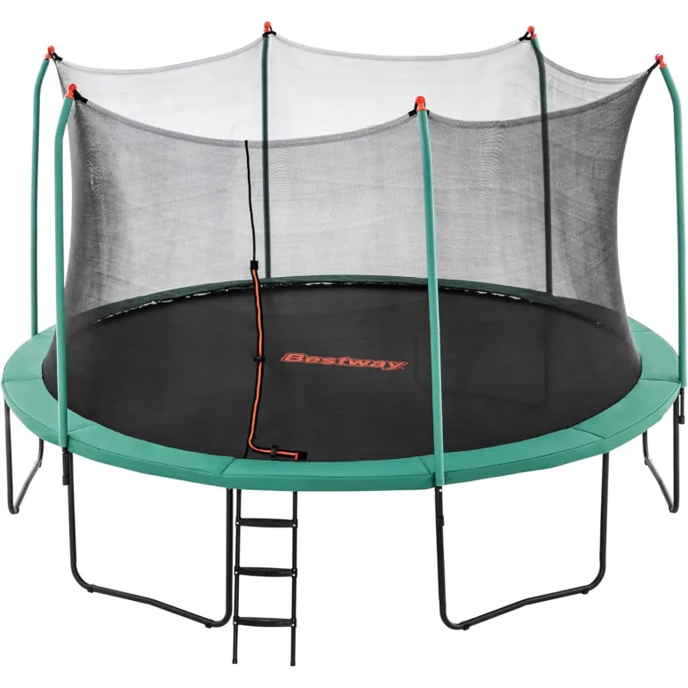 Trampolina Ogrodowa z Siatką Drabinka Bestway Xtreme Air 427 x 286 cm