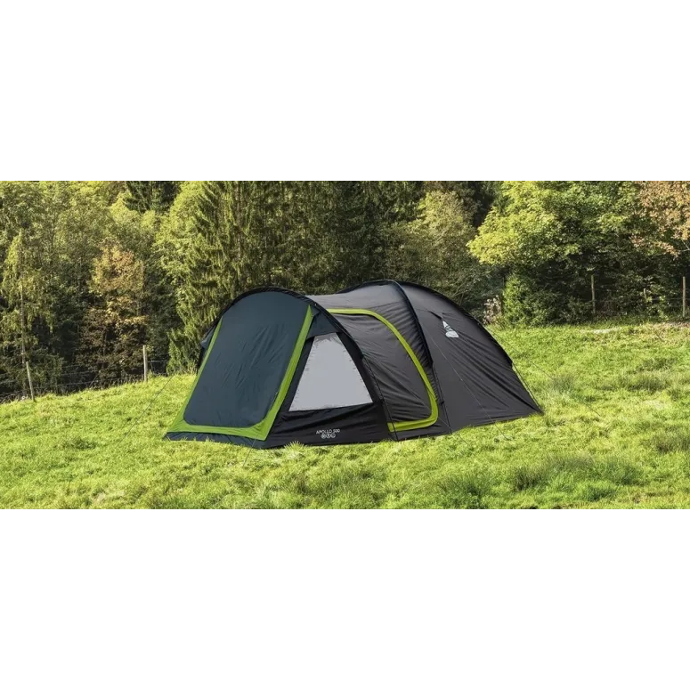 Namiot Turystyczny 5-Osobowy Vango Apollo Black 500 Wodoodporny Kopułowy