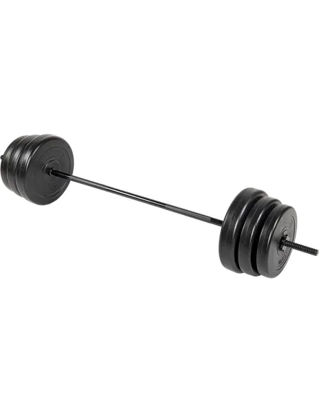 Sztanga Gryf z Obciążeniem 45kg (100lb) Winyl Hantle Siłownia Domowa 5FT