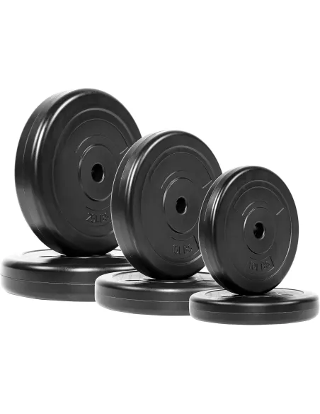 Sztanga Gryf z Obciążeniem 45kg (100lb) Winyl Hantle Siłownia Domowa 5FT