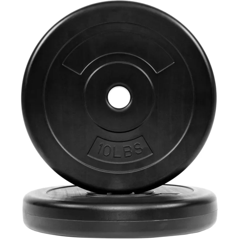 Sztanga Gryf z Obciążeniem 45kg (100lb) Winyl Hantle Siłownia Domowa 5FT