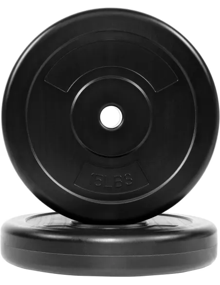 Sztanga Gryf z Obciążeniem 45kg (100lb) Winyl Hantle Siłownia Domowa 5FT