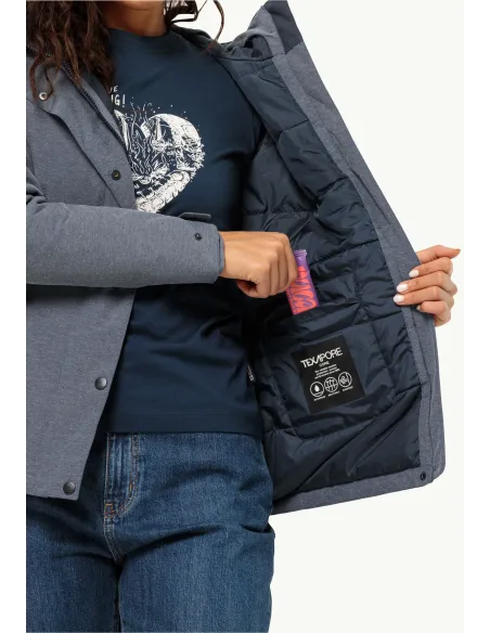 Damska Kurtka Zimowa Jack Wolfskin Snowy Park Jkt W Nieprzemakalna S