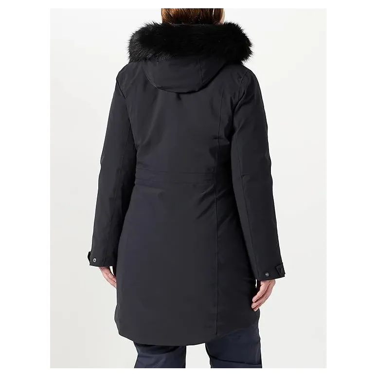 Płaszcz Puchowy Damski Parka Schöffel Damen Down Kiew Fast Dry Czarny 38