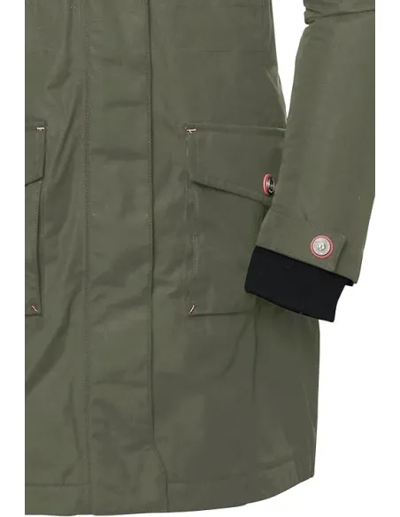 Kurtka Dziewczęca Płaszcz Killtec Odpinany Kaptur Ciemnooliwkowa r. US 12