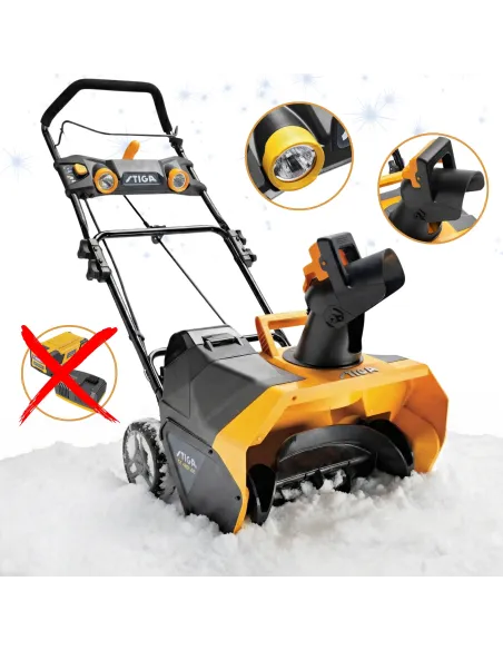 Odśnieżarka Akumulatorowa STIGA ST 4851 AE 51cm Wyrzut 6m 180° Lampy LED