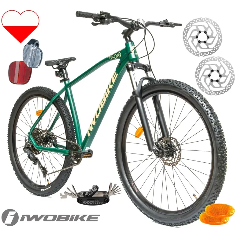 Rower Męski Górski 29 Aluminium IWOBIKE Shimano Cues Hydraulika Amortyzacja
