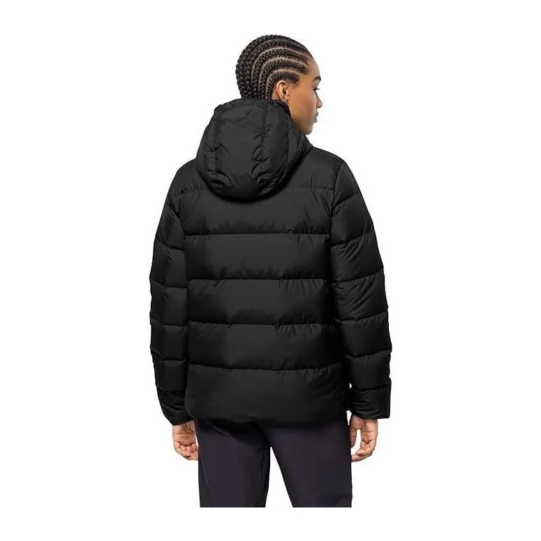 Damska Kurtka Zimowa Jack Wolfskin 1204912 Puchowa Czarna Kaptur Rozmiar M