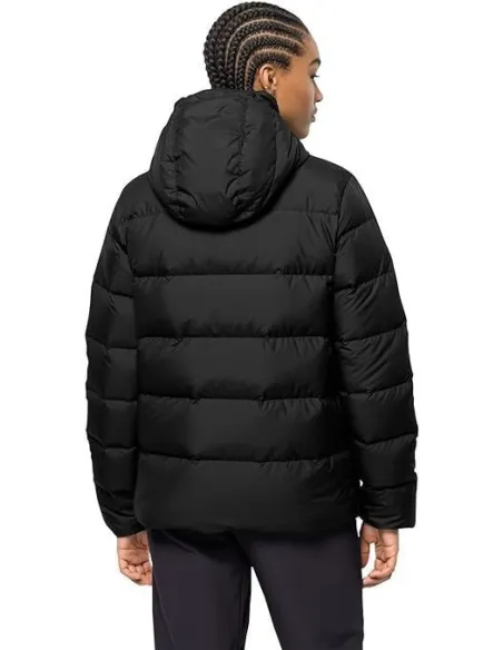 Damska Kurtka Zimowa Jack Wolfskin 1204912 Puchowa Czarna Kaptur Rozmiar M
