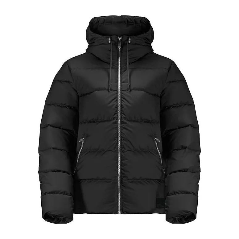 Damska Kurtka Zimowa Jack Wolfskin 1204912 Puchowa Czarna Kaptur Rozmiar M
