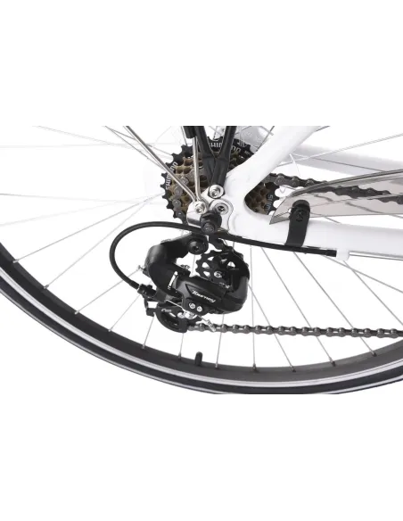 Rower Damski Trekkingowy 28" ALU SHIMANO 21 Biegów Światła Bagażnik Stopka