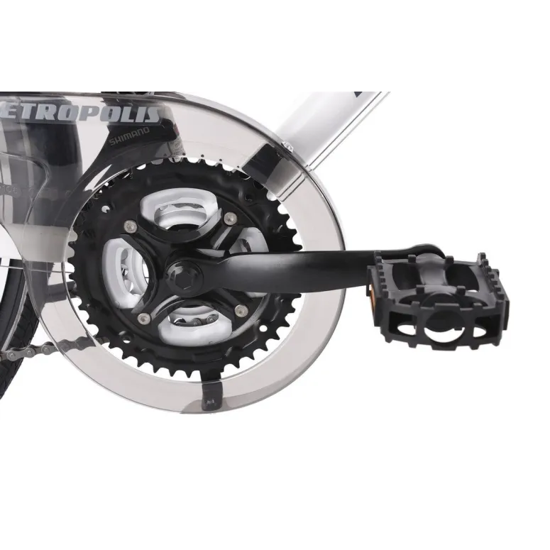 Rower Damski Trekkingowy 28" ALU SHIMANO 21 Biegów Światła Bagażnik Stopka