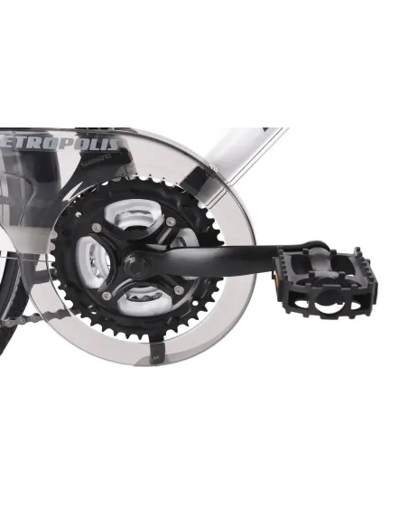 Rower Damski Trekkingowy 28" ALU SHIMANO 21 Biegów Światła Bagażnik Stopka