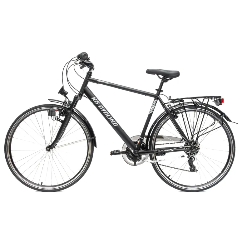 Męski Rower Trekkingowy 28 Turystyczny Amortyzacja Przedni Widelec Stalowy