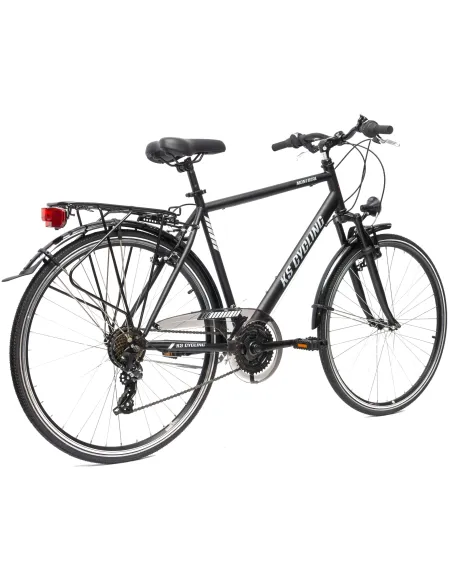 Męski Rower Trekkingowy 28 Turystyczny Amortyzacja Przedni Widelec Stalowy