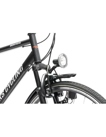 Męski Rower Trekkingowy 28 Turystyczny Amortyzacja Przedni Widelec Stalowy