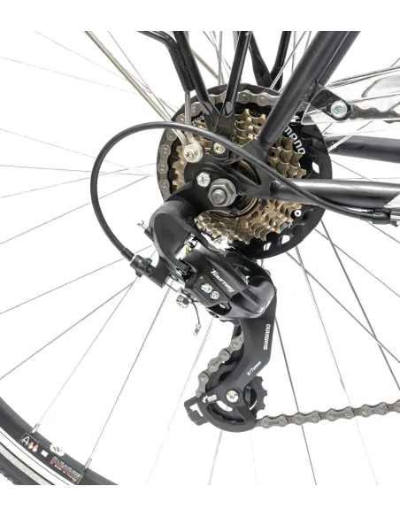 Męski Rower Trekkingowy 28 Turystyczny Amortyzacja Przedni Widelec Stalowy