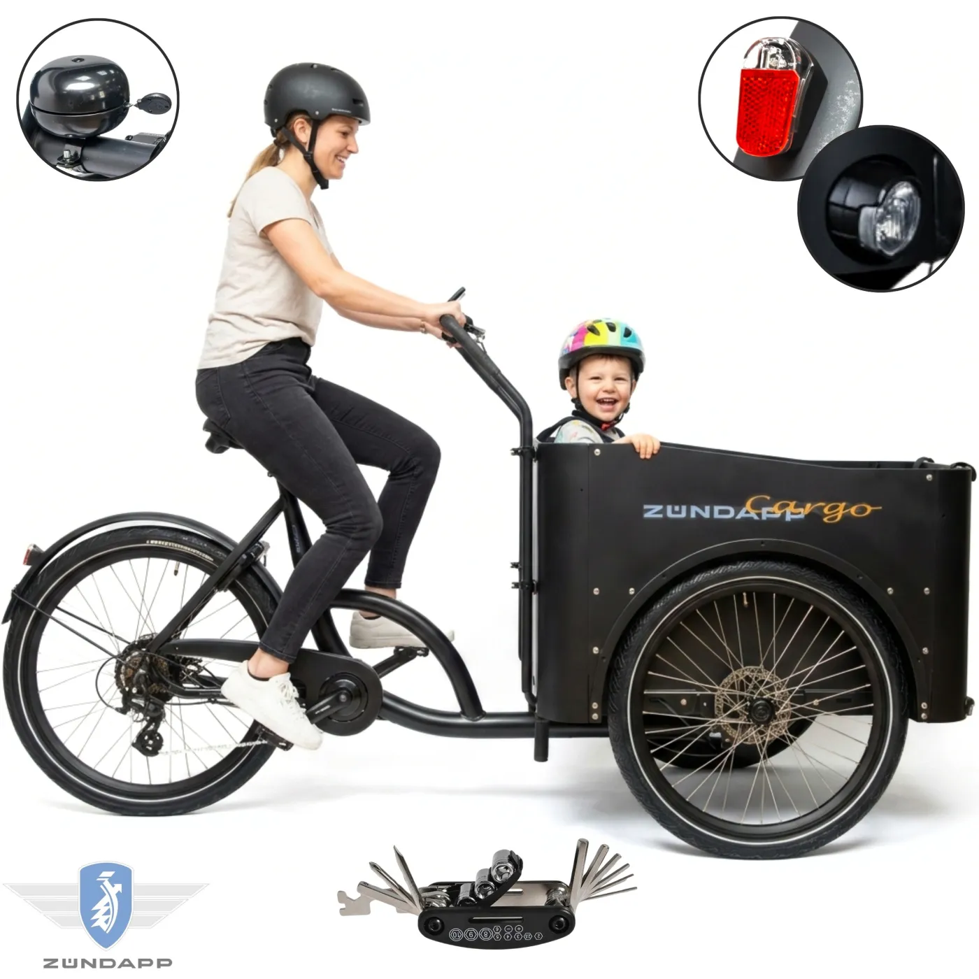 Rower Elektryczny Męski Damski Miejski Transportowy Cargo Riksza Koła 24 26