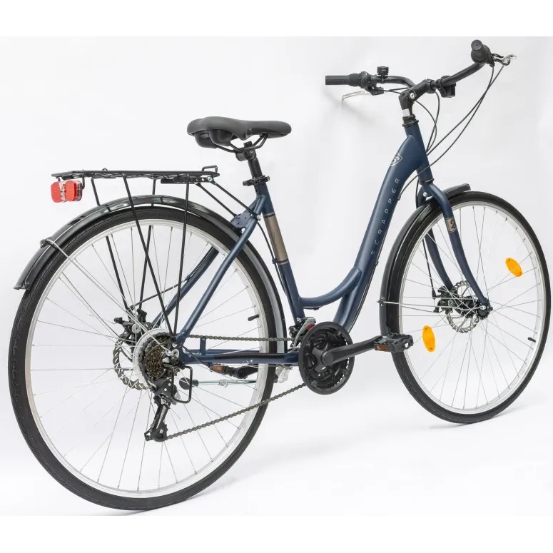 Rower Damski Miejski 28" SHIMANO Aluminium Tarcze Bagażnik Błotniki Stopka