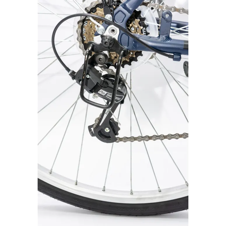 Rower Damski Miejski 28" SHIMANO Aluminium Tarcze Bagażnik Błotniki Stopka