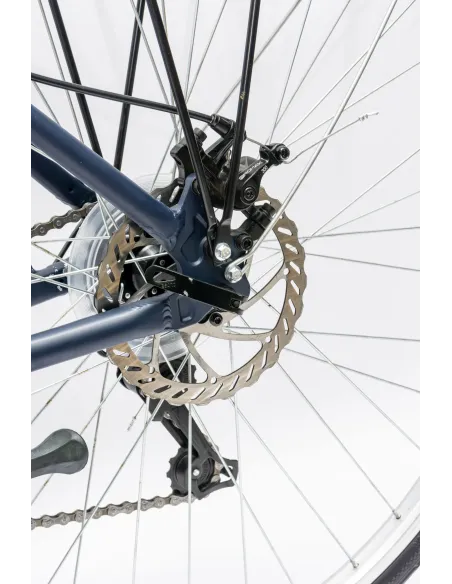 Rower Damski Miejski 28" SHIMANO Aluminium Tarcze Bagażnik Błotniki Stopka