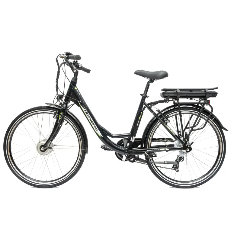 Elektryczny Rower Miejski 26 Damski Wspomaganie ALU Damka 7 Biegów Błotniki