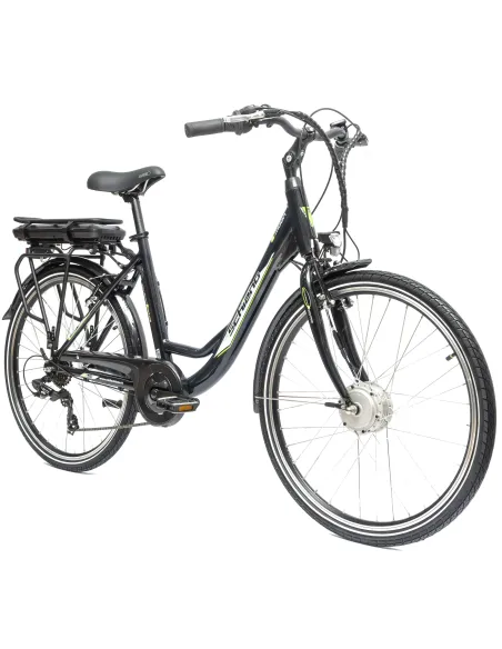 Elektryczny Rower Miejski 26 Damski Wspomaganie ALU Damka 7 Biegów Błotniki