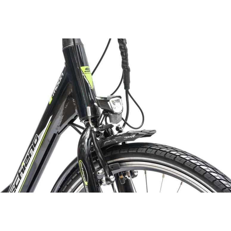 Elektryczny Rower Miejski 26 Damski Wspomaganie ALU Damka 7 Biegów Błotniki