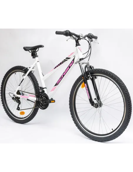 Rower Damski Dziewczęcy MTB 26" Górski Power + Stopka Odblaski