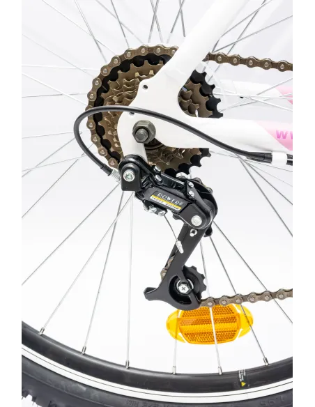 Rower Damski Dziewczęcy MTB 26" Górski Power + Stopka Odblaski