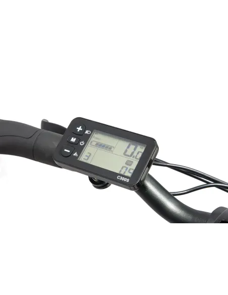 Rower Elektryczny Damski Męski Składany FATBIKE 20x4.0" ALU Shimano Światła