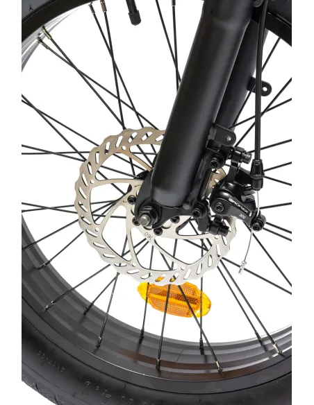 Rower Elektryczny Damski Męski Składany FATBIKE 20x4.0" ALU Shimano Światła