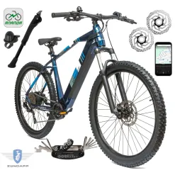 Rower Elektryczny Męski Damski Górski 27,5 MTB SHIMANO Deore 2025 Aplikacja