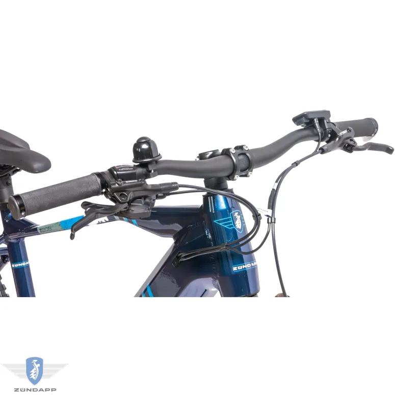 Rower Elektryczny Męski Damski Górski 27,5" MTB SHIMANO Deore LCD Aplikacja